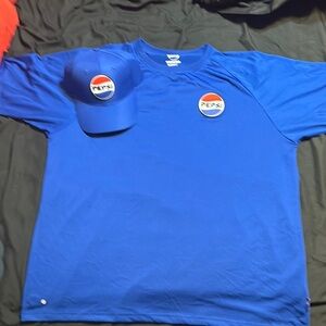 🎁Small Two piece special Pepsi Royal Blue Apparel Set